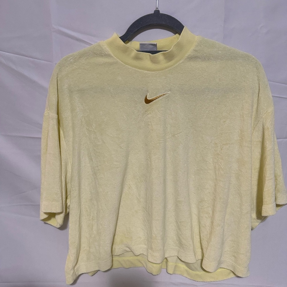 Nike Women's Short Sleeve Tee in Soft Yellow